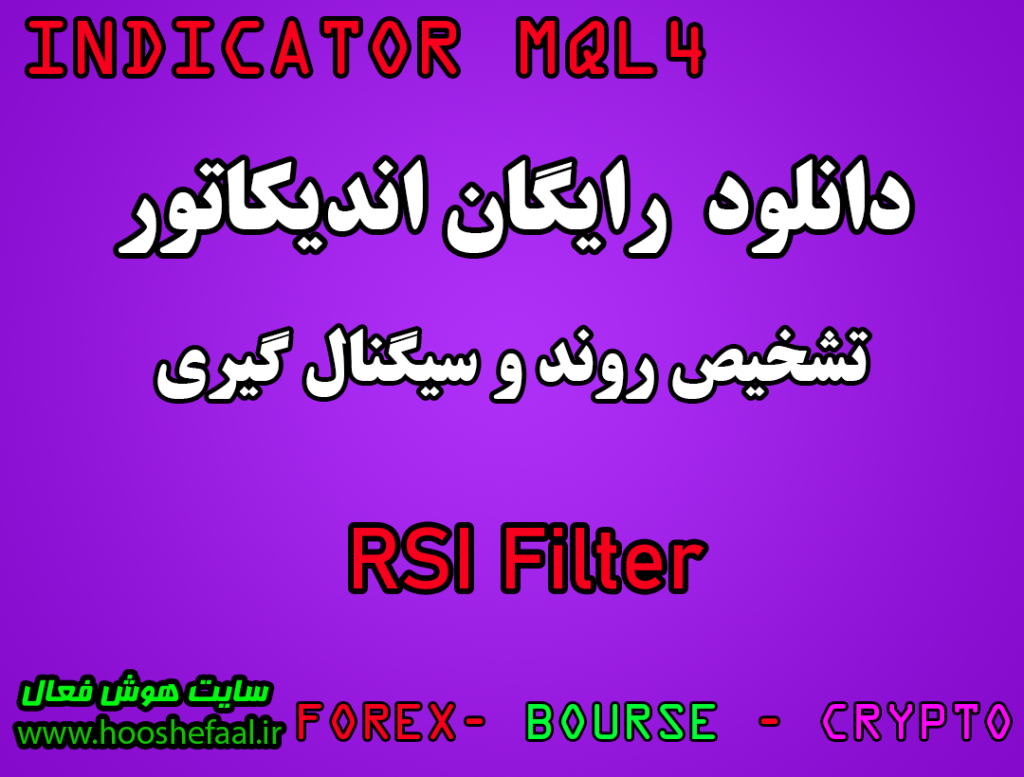 دانلود رایگان اندیکاتور نوسان گیری RSI Filter برای متاتریدر چهار مخصوص بورس و فارکس