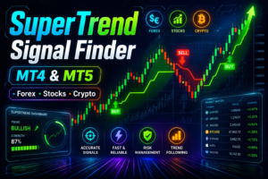 خرید اکسپرت سیگنال یاب اندیکاتور سوپرترند SuperTrend مخصوص متاتریدر چهار و پنج برای بورس، فارکس و ارزدیجیتال