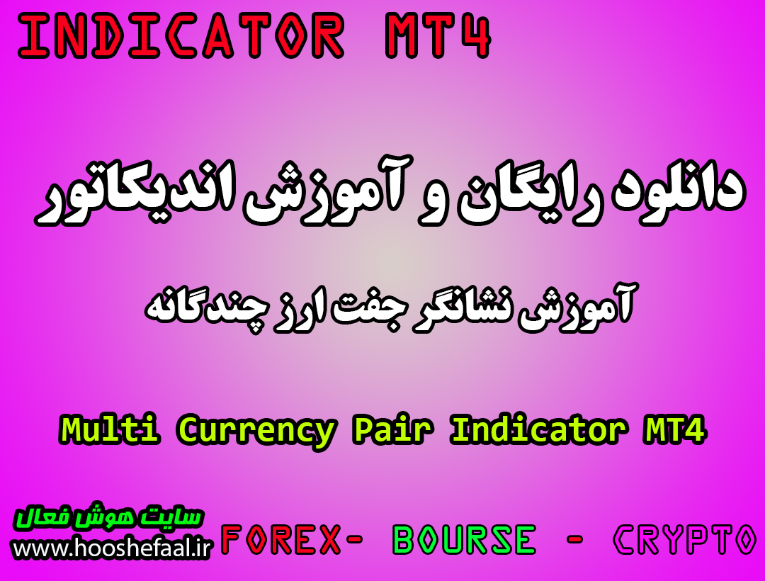 دانلود رایگان و آموزش اندیکاتور نشانگر جفت ارز چندگانه Multi Currency Pair مخصوص فارکس و ارزدیجیتال MT4