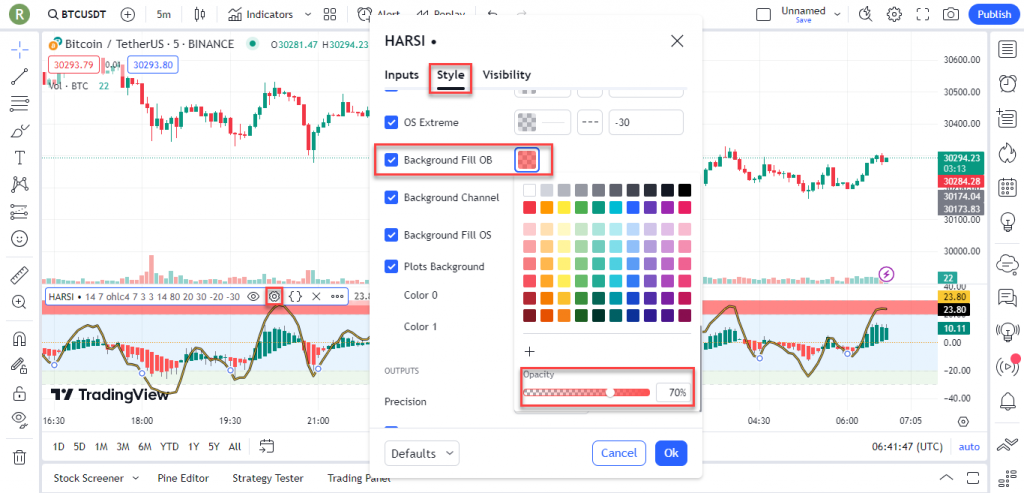 آموزش استراتژی اسکلپ برای بازار ارزدیجیتال و فارکس در تریدینگ ویو برای تایم فریم یک دقیقه