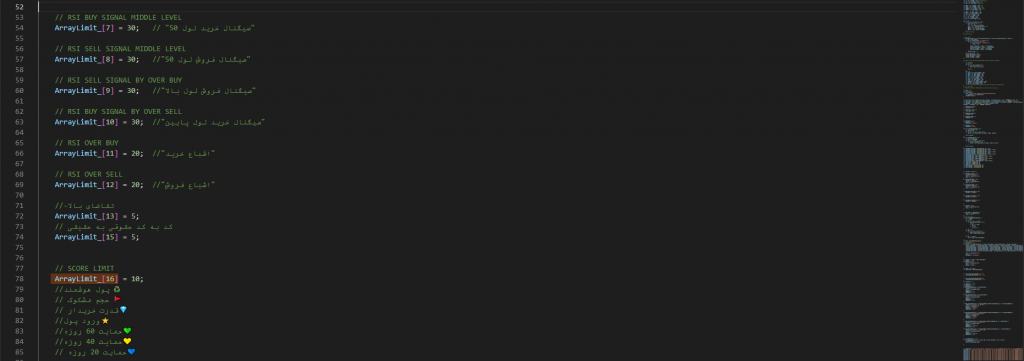 فیلتر نوسان گیری کوتاه مدت با استفاده از اندیکاتور RSI فوق العاده دقیق مخصوص بورس ایران قابل استفاده در سایت TSETMC
