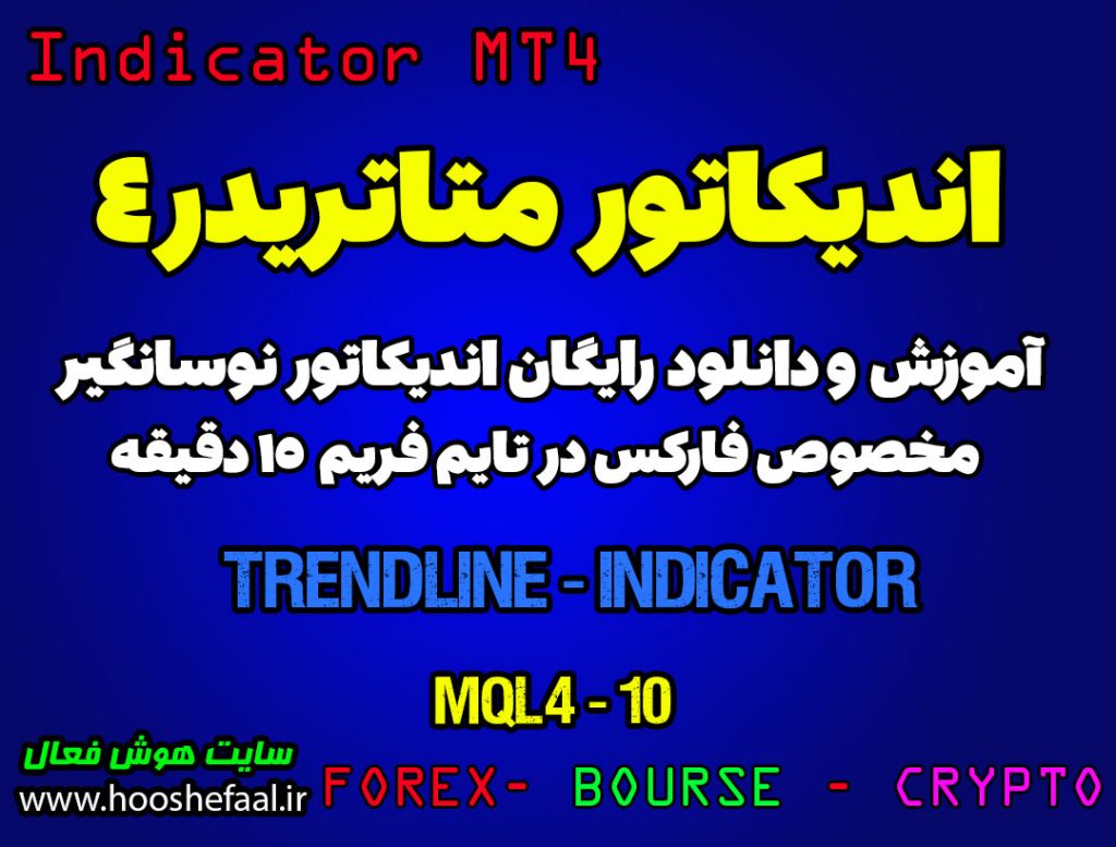 اندیکاتور فوق العاده Trendlines Alerts مخصوص فارکس در متاتریدر 4 تایم فریم 15 دقیقه