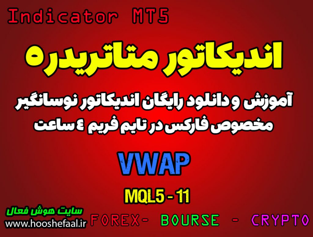 اندیکاتور فوق العاده VWAP مخصوص فارکس در متاتریدر 5 تایم فریم 4 ساعت