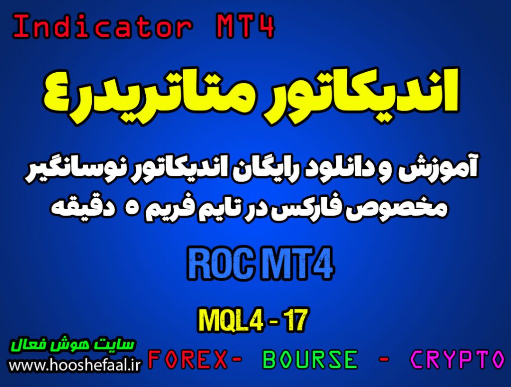 اندیکاتور Roc MT4 مخصوص فارکس در متاتریدر 4 تایم فریم 5 دقیقه