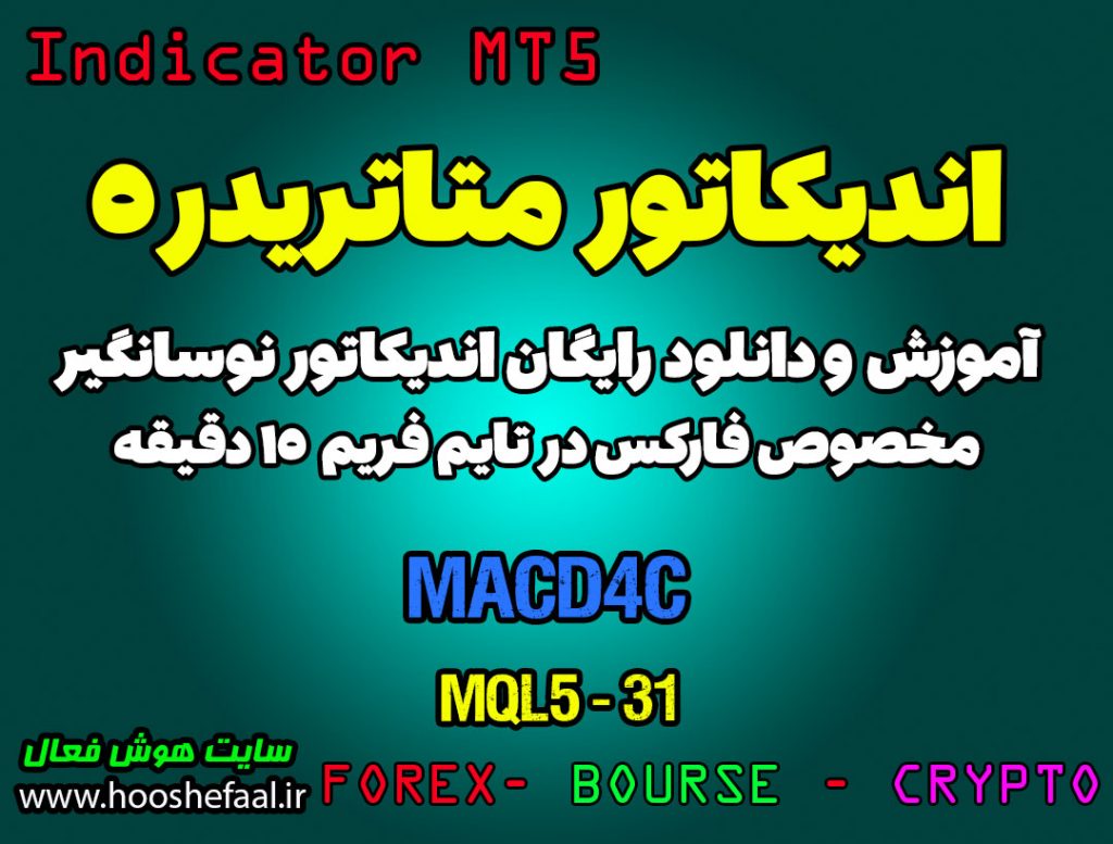 آموزش و دانلود رایگان اندیکاتور MACD 4C مخصوص فارکس در متاتریدر 5 تایم فریم 15 دقیقه