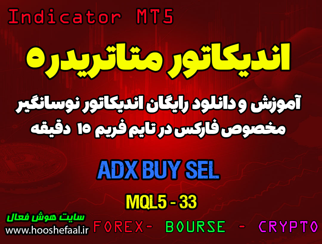 آموزش و دانلود رایگان اندیکاتور ADX Buy Sell مخصوص فارکس در متاتریدر 5