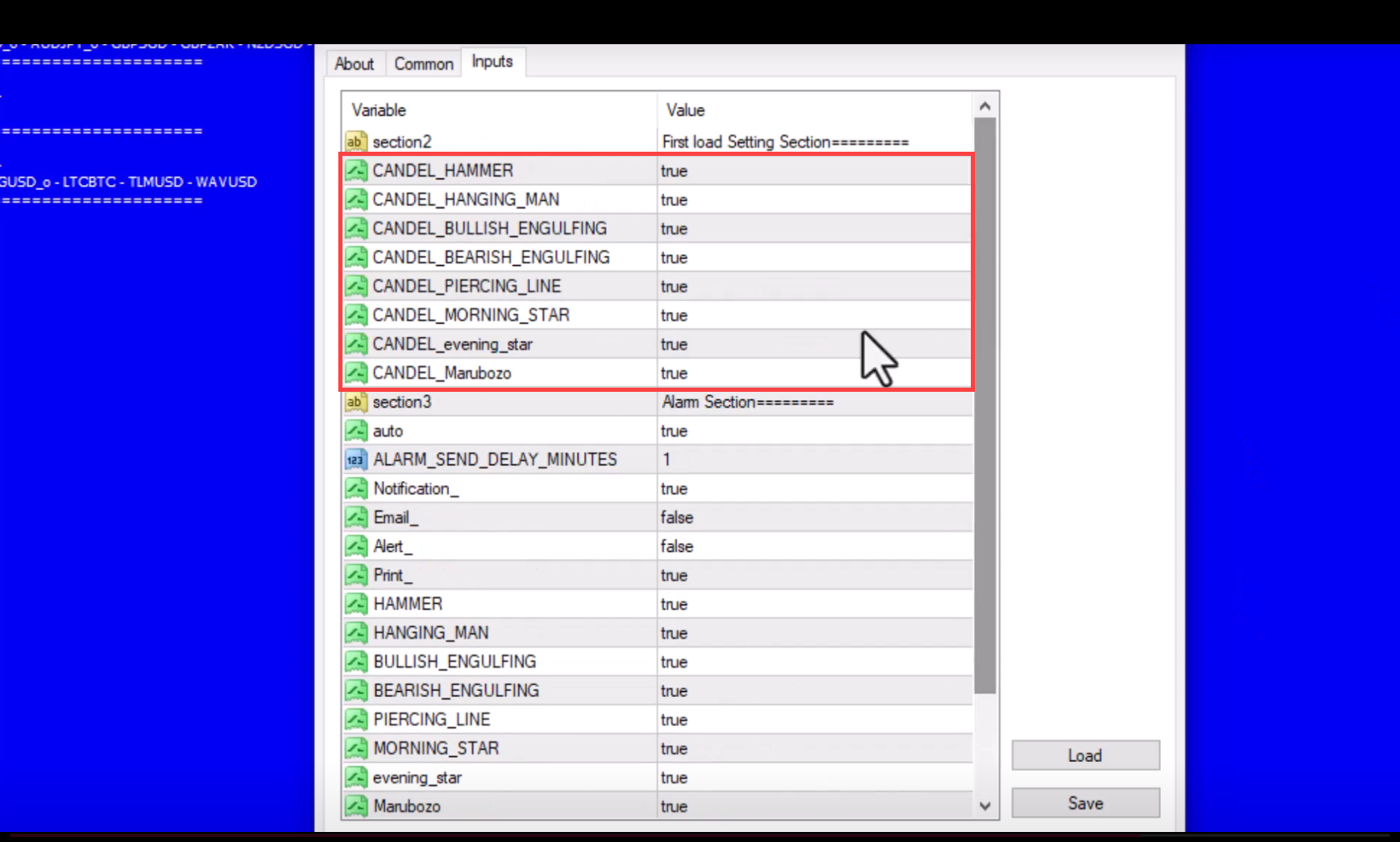 آموزش و معرفی اکسپرت الگو یاب کندل استیک برای متاتریدر 4