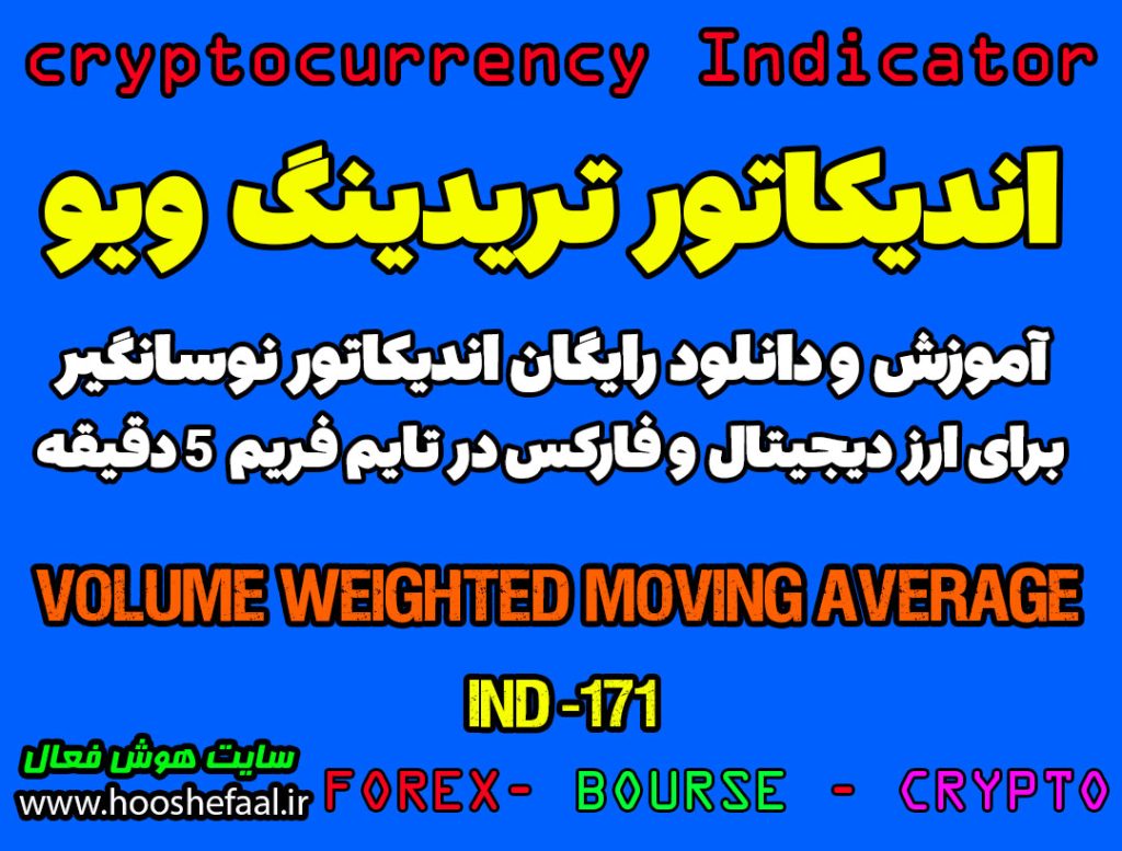 دانلود اندیکاتور میانگین متحرک وزنی در تریدینگ ویو TradingView Volume Weighted Moving Average