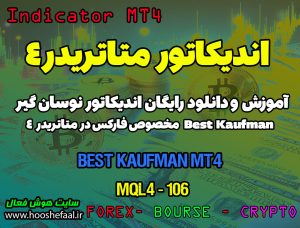 دانلود اندیکاتور نوسان گیر Kaufman برای فارکس در متاتریدر4