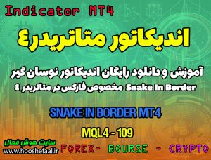 دانلود اندیکاتور کانال روند نما برای فارکس | Snake in Border Channel MT4