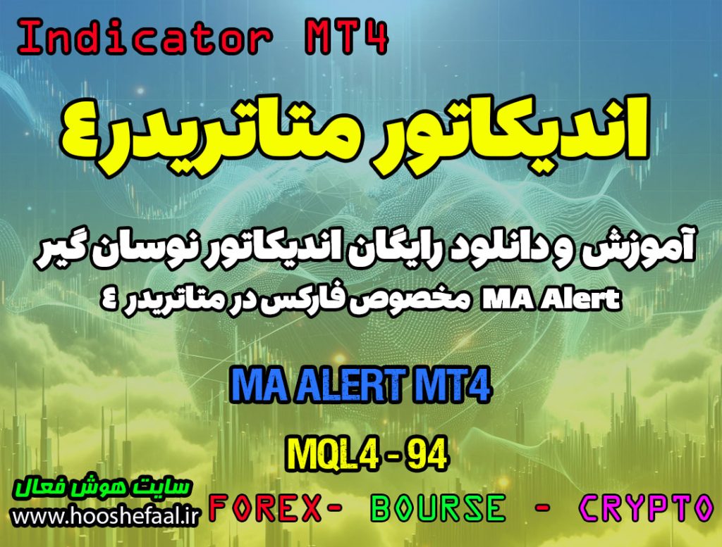 دانلود اندیکاتور Moving Average با ارسال آلارم در فارکس | MA Alert MT4