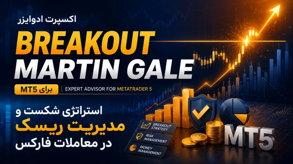 اکسپرت ادوایزر Breakout Martin Gale برای MT5 | استراتژی شکست و مدیریت ریسک در معاملات فارکس