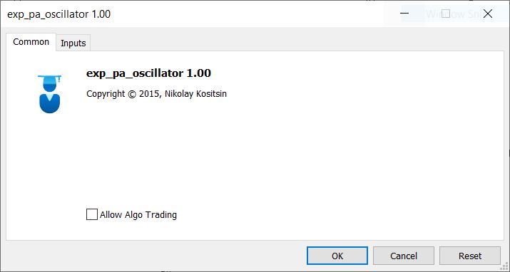 دانلود اکسپرت معامله گر PA Oscillator در متاتریدر 5 - اندیکاتور PA Oscillator