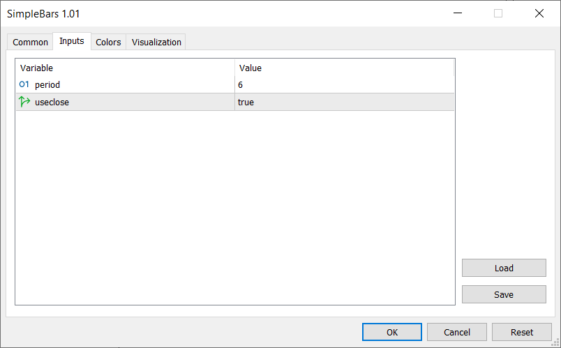دانلود اکسپرت دستیار معامله‌گر Exp SimpleBars برای متاتریدر 5