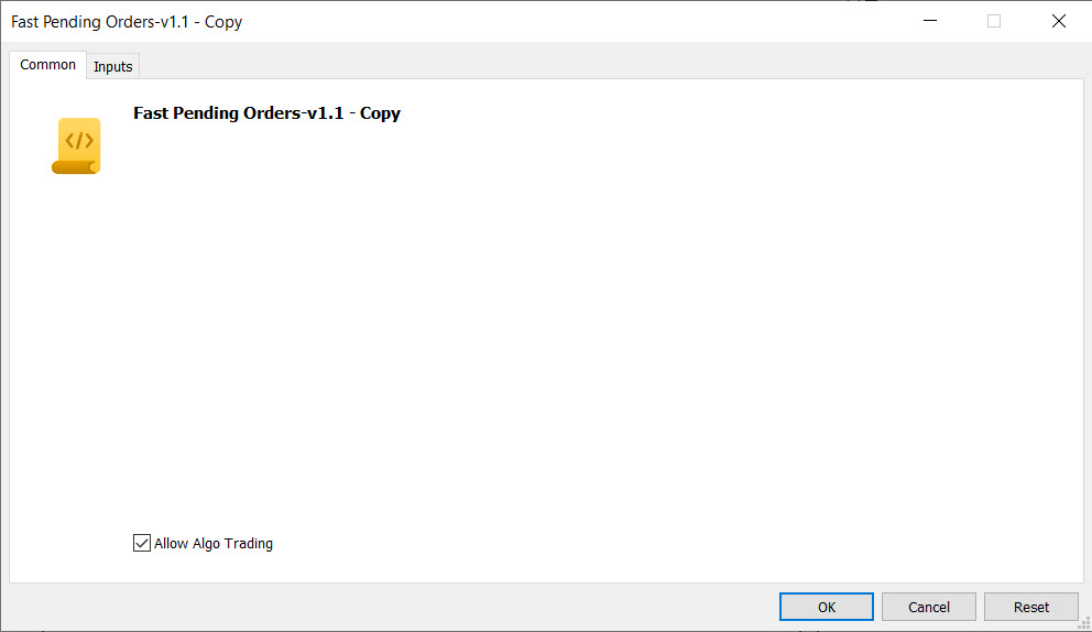 دانلود اندیکاتور کاربردی Fast Pending Orders در متاتریدر 5
