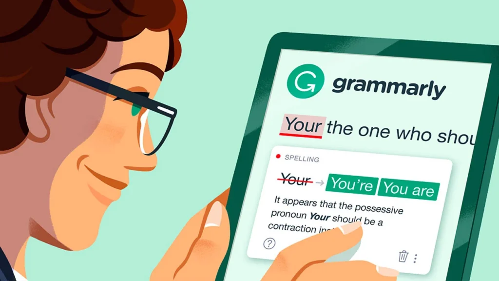 آموزش نرم افزار گرامرلی Grammarly در موبایل