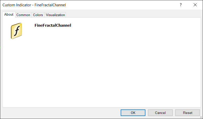 دانلود اندیکاتور Fine Fractal Channel در متاتریدر 4