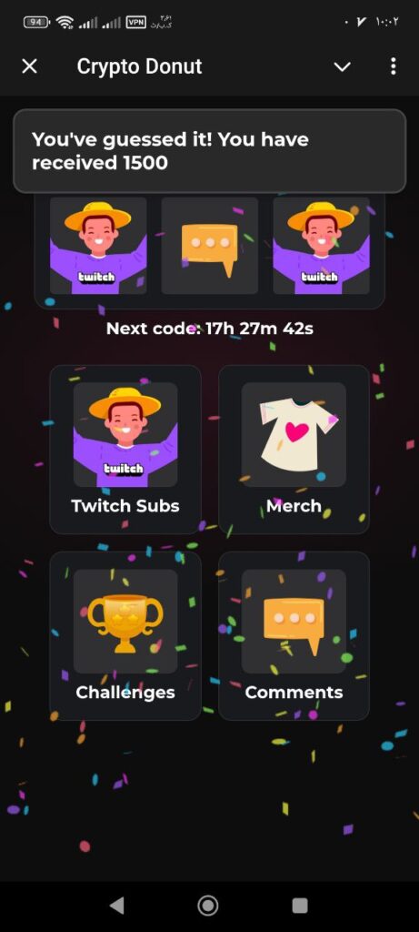 آشنایی با بخش Daily Code در ایردراپ کریپتو دونات 📅💡