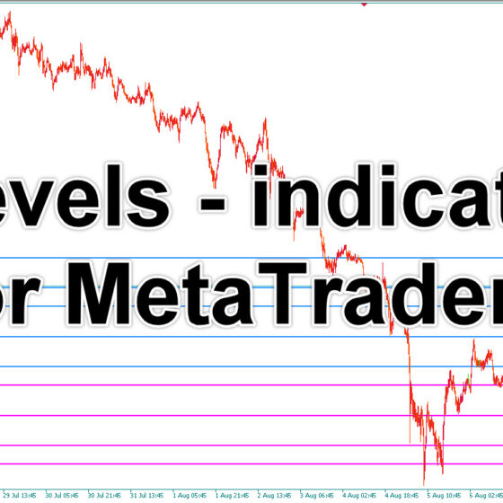 اندیکاتور Levels برای متاتریدر ۵ | محاسبه هوشمند سطوح حمایت و مقاومت با تحلیل کندل‌های قبلی