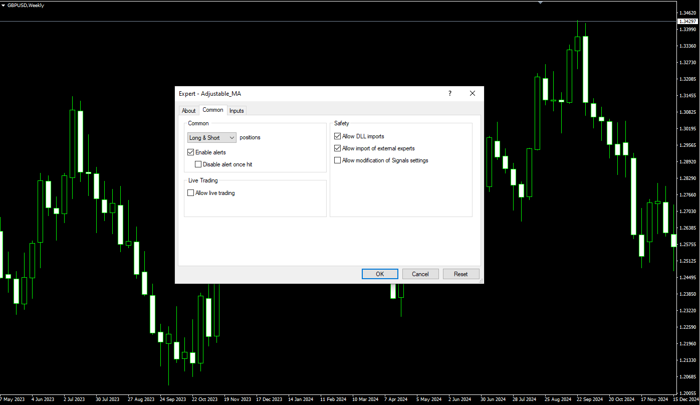 ⚙️ پارامترهای قابل تنظیم ربات