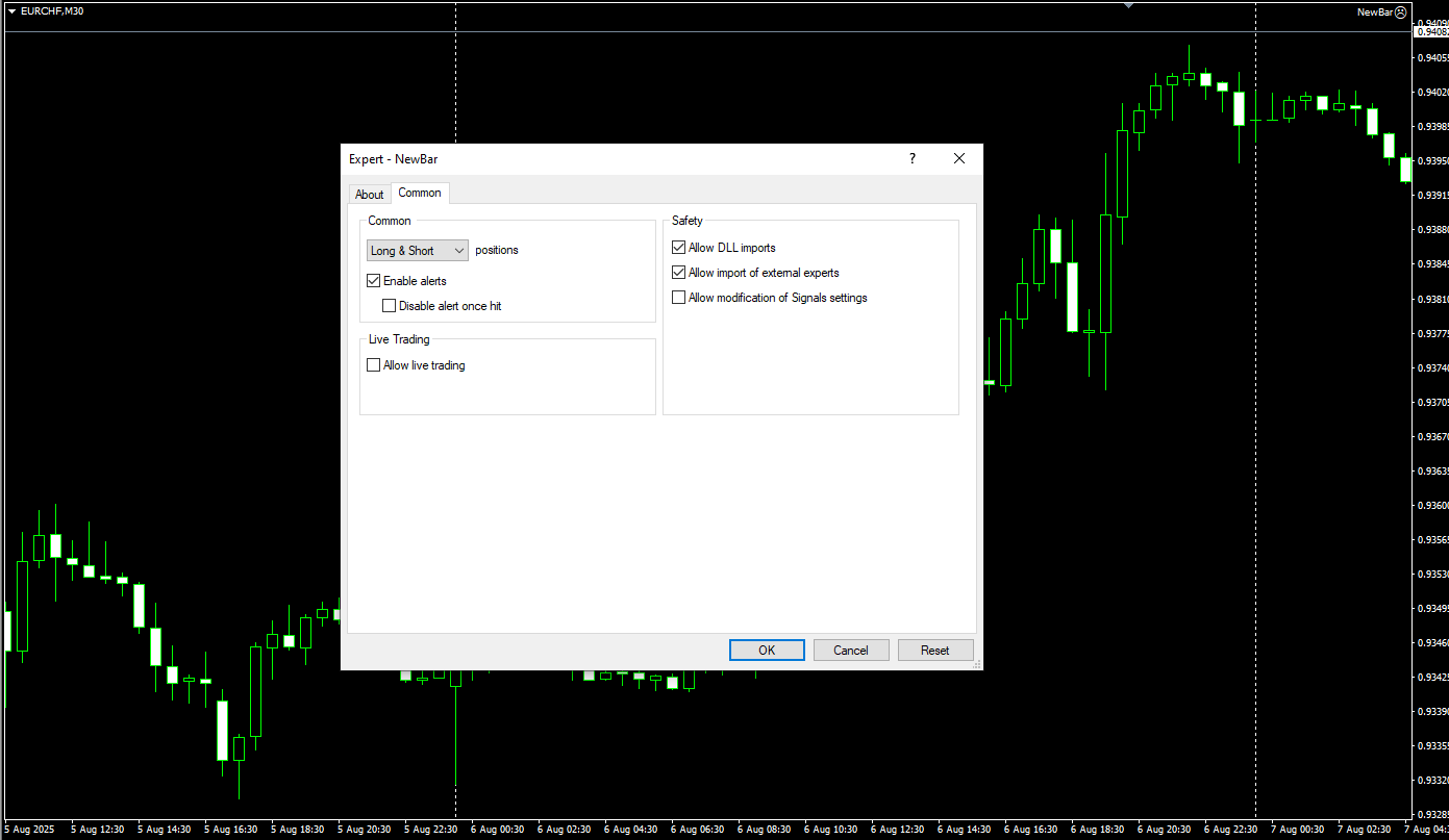 How to Detect New Bar in MetaTrader Expert Advisors