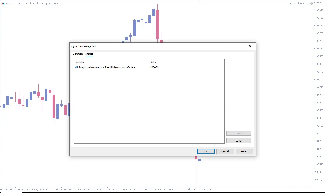 دانلود رایگان اکسپرت QuickTradeKeys123 برای متاتریدر 5