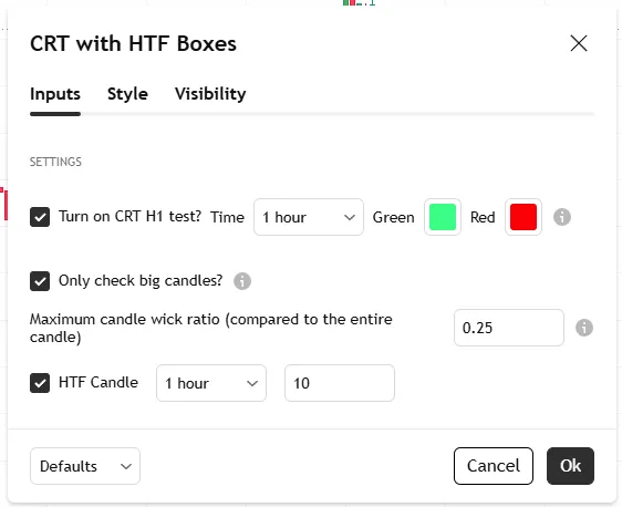 دانلود اندیکاتور CRT with HTF Boxes و درک نظریه محدوده کندل در فارکس مزایا و کاربردهای Candle Range Theory در تریدینگ ویو برای بازار ارزدیجیتال