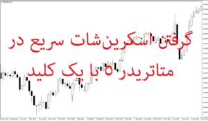 گرفتن اسکرین‌شات سریع در متاتریدر ۵ با یک کلید