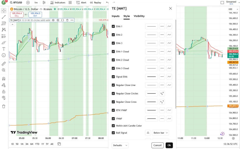 دانلود رایگان اندیکاتور Trend Engine [MMT]  برای تریدینگ ویو در بازار ارزدیجیتال