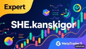 دانلود رایگان اکسپرت SHE kanskigor برای متاتریدر 5  در بازار فارکس| استراتژی معامله خلاف جهت کندل روزانه