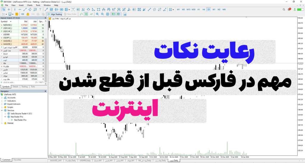 اگر اینترنت قطع شد چه کار کنیم؟ مهم‌ترین اقدامات معامله‌گران فارکس قبل از قطعی