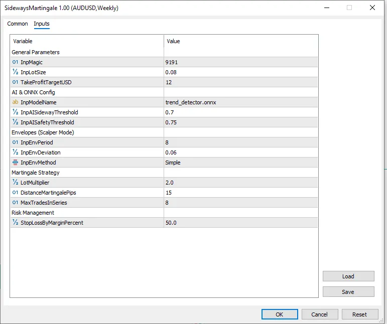 تنظیمات اکسپرت