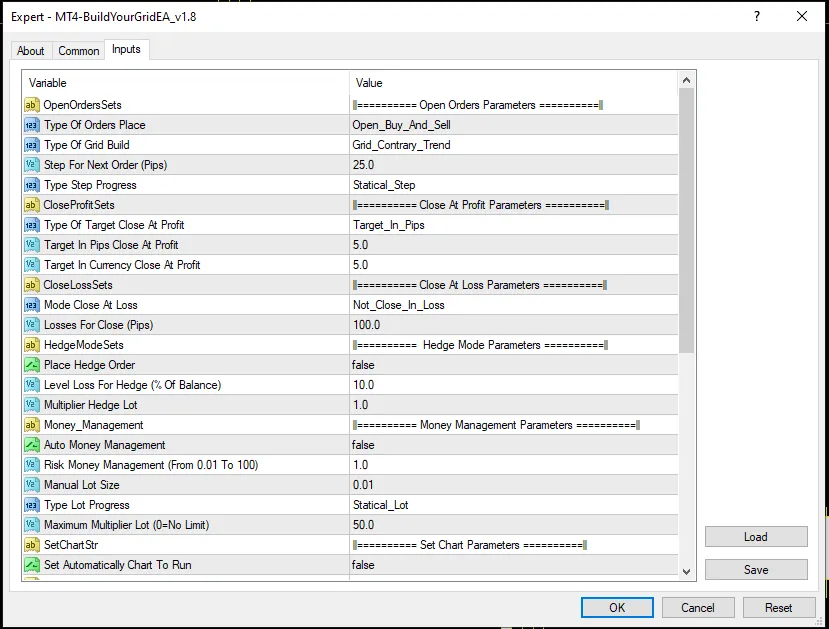 دانلود رایگان اکسپرت MT4-BuildYourGridEA
