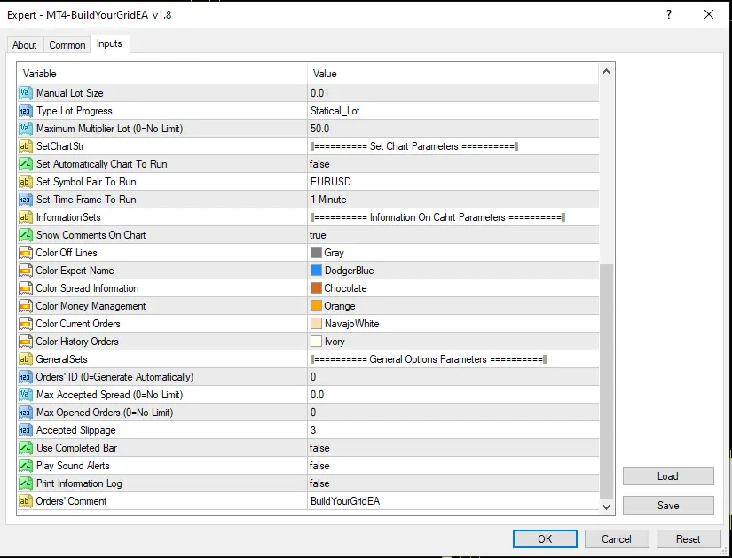 دانلود رایگان اکسپرت MT4-BuildYourGridEA