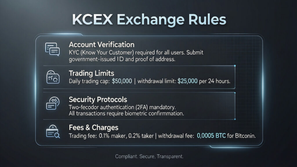 قوانین صرافی KCEX: راهنمای کامل
