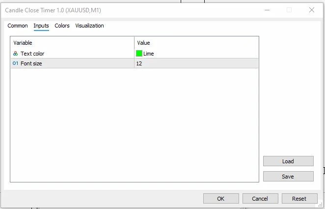 دانلود رایگان اندیکاتور Candle Close Timer کندل تایم برای متاتریدر ۵ ابزار زمانبندی دقیق کندلها برای فارکس