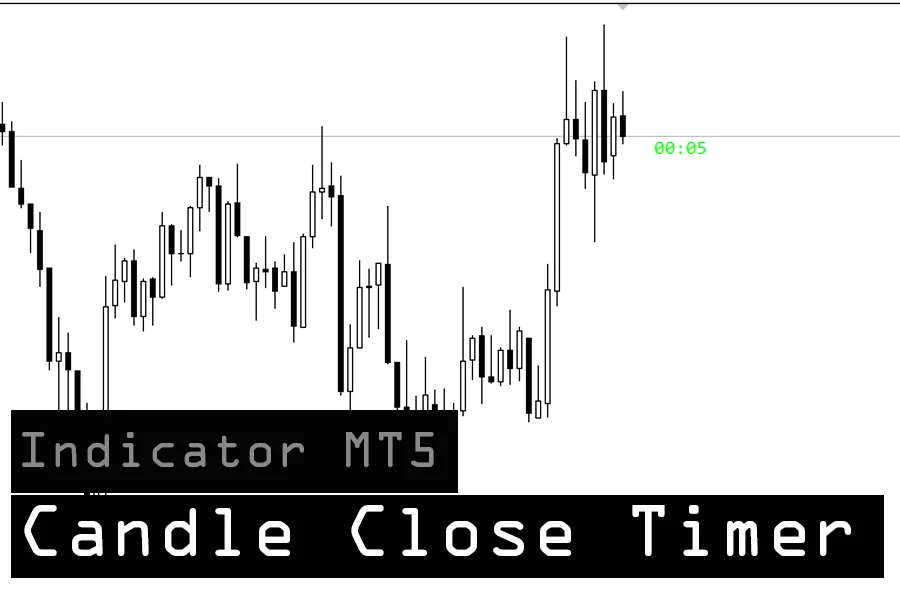 دانلود رایگان اندیکاتور Candle Close Timer کندل تایم برای متاتریدر ۵ ابزار زمان‌بندی دقیق کندل‌ها برای فارکس