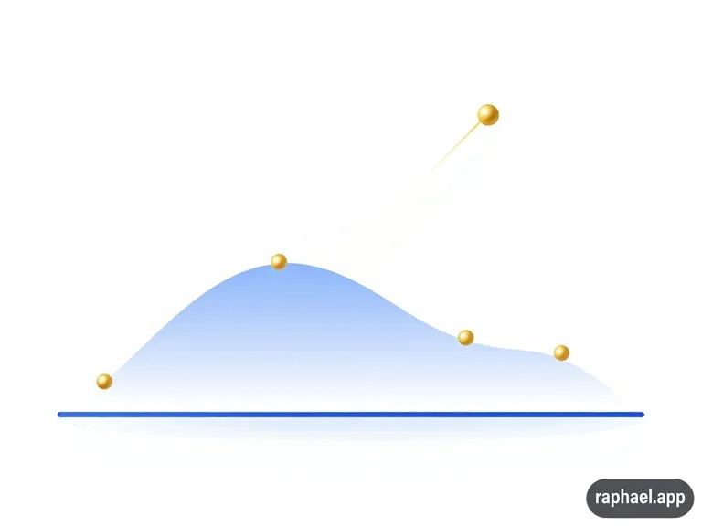 مطالعه موردی: تحلیل واقعی حرکت قیمت (نقاط A تا F)