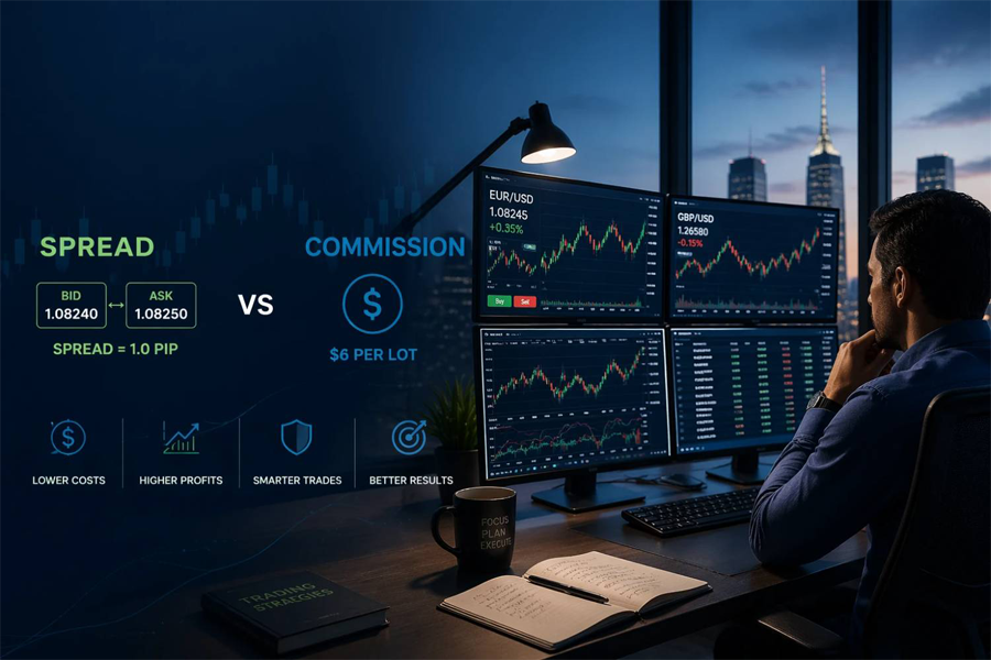 انواع اسپرد در فارکس