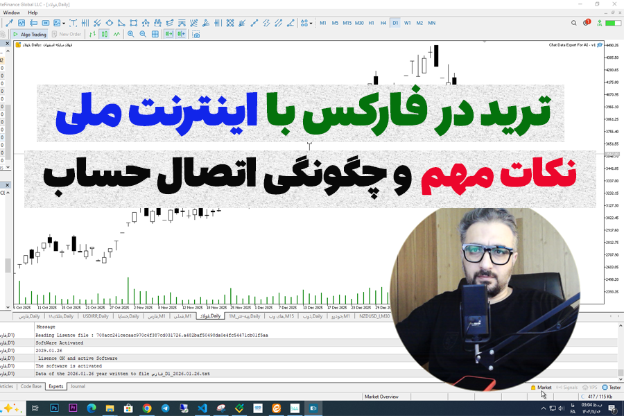 آموزش کامل ترید در فارکس و اتصال به متاتریدر در شرایط نت ملی