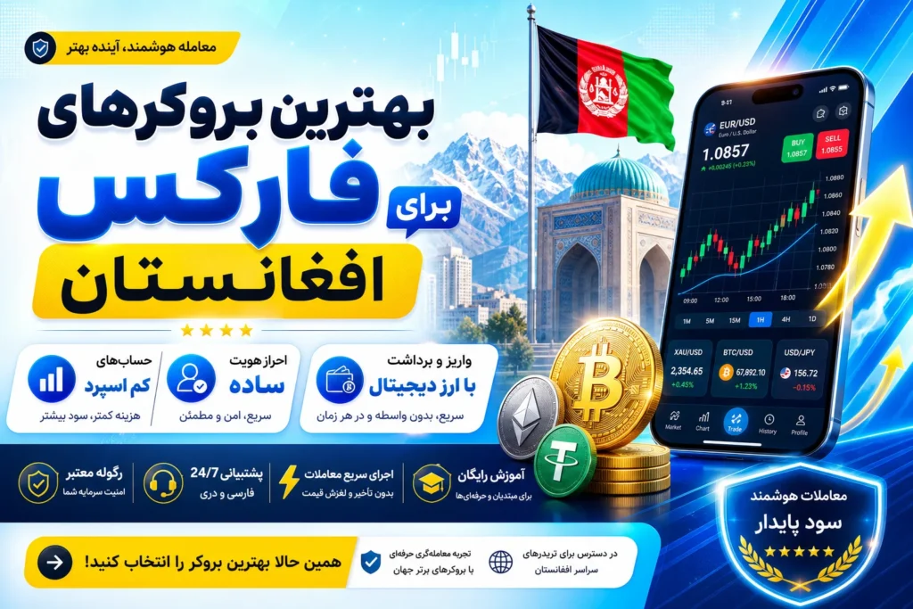 بهترین بروکر های فارکس برای افغانستانی ه