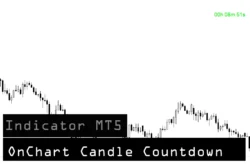 دانلود اندیکاتور OnChart Candle Countdown Clock برای متاتریدر 5 در بازار فارکس