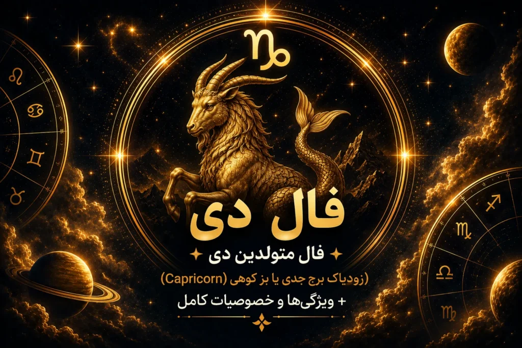 فال دی | فال متولدین دی (زودیاک برج جدی یا Capricorn) + ویژگی‌ها و خصوصیات کامل