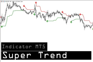 دانلود اندیکاتور Super trend شناسایی جهت روند بازار برای متاتریدر 5 در بازار فارکس MT5