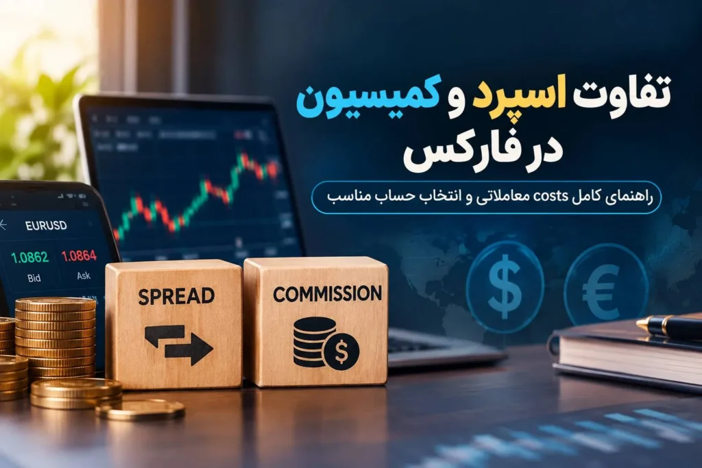 تفاوت اسپرد و کمیسیون در فارکس راهنمای کامل costs معاملاتی و انتخاب حساب مناسب