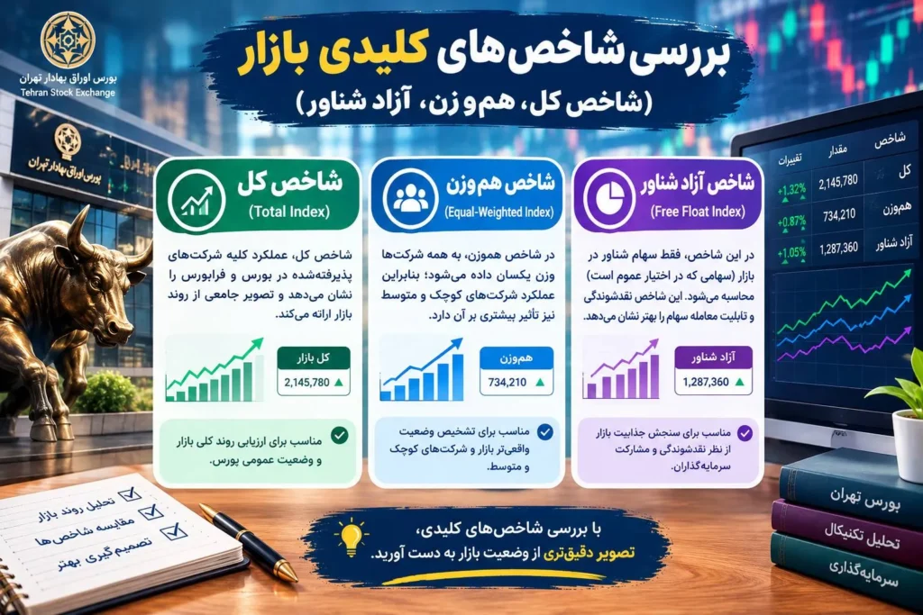 بررسی شاخص‌های کلیدی بازار 