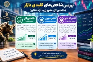 بررسی شاخص‌های کلیدی بازار (شاخص کل، هم‌وزن، آزاد شناور)