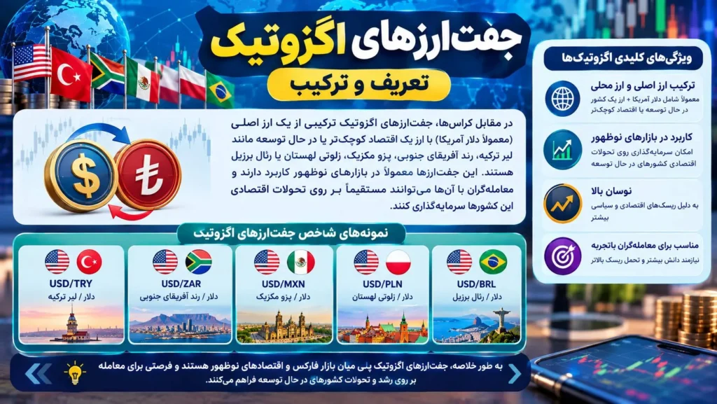 جفتارزهای اگزوتیک: تعریف و ترکیب