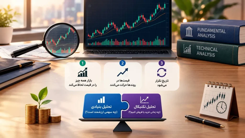 مفاهیم پایه و فلسفه تحلیل تکنیکال