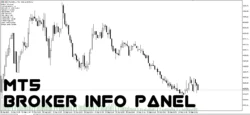دانلود اندیکاتور Broker Info Panel نمایش اطلاعات مهم معاملاتی نماد جاری را به‌صورت لایو روی چارت برای متاتریدر 5 در فارکس